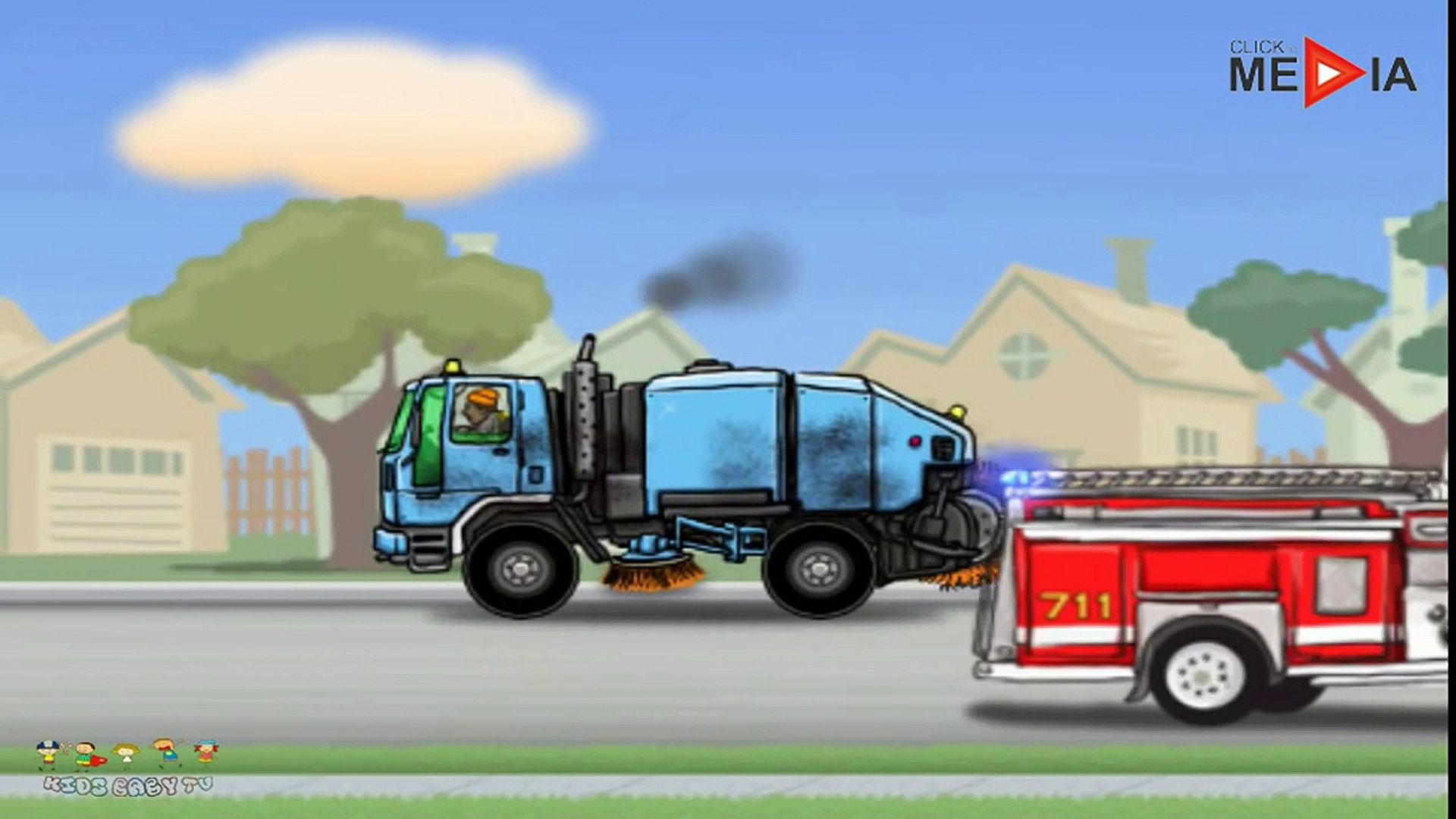 Leo le Camion benne Curieux - Chasse-Neige | Dessin anime francais pour  enfant - Dailymotion Video
