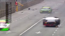 GT CUP Macau 2016 Vanthoor MASSIVE CRASH AND  FLIP