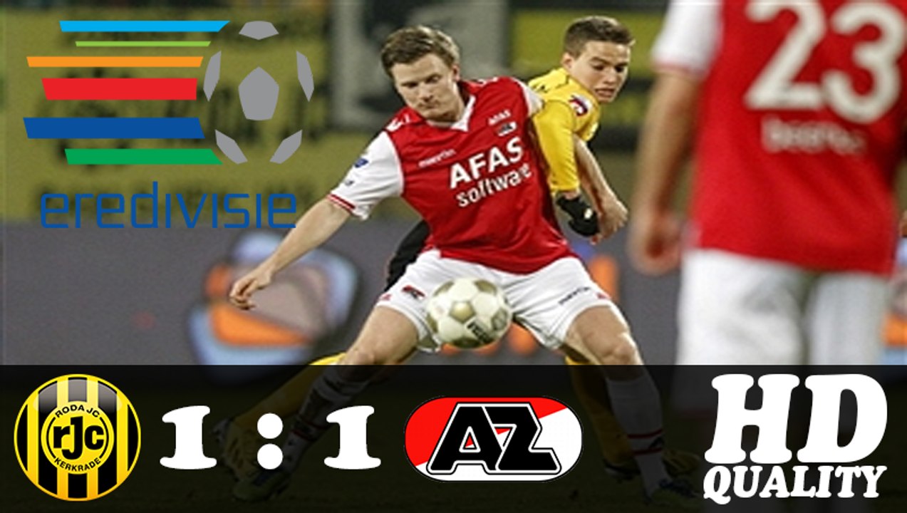 Roda JC Kerkrade VS AZ Alkmaar 1-1 Highlights (Eredivisie ) 20-11-2016