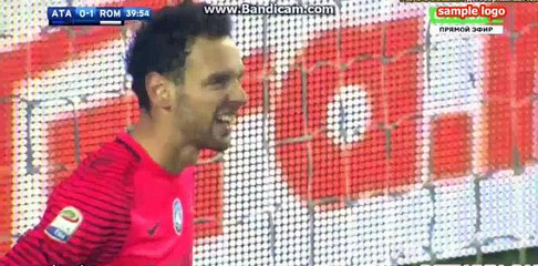 Diego Perotti Penalty Goal HD - Atalanta 0-1 AS Roma - 11-20-2016