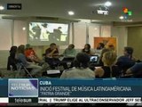 Inicia en Cuba el Festival de Música Latinoamericana Patria Grande