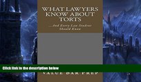 Big Deals  What Lawyers Know About Torts: e book  BOOK ONLINE