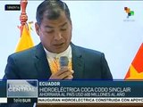 Ecuador inaugura hidroeléctrica Coca Codo Sinclair