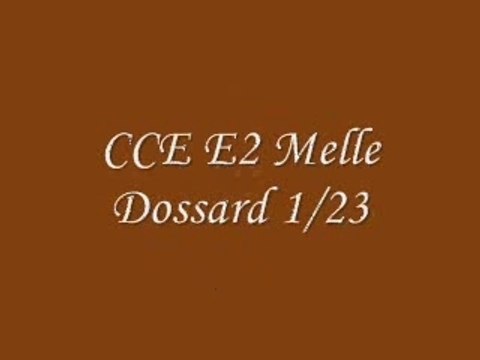 Myriam et Nelson de Boissy CCE E2 Melle