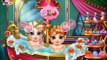 Frozen Baby Bath Movie Game-Baby Princess Elsa and Anna Bath Time New Gameplay for Little Kids
