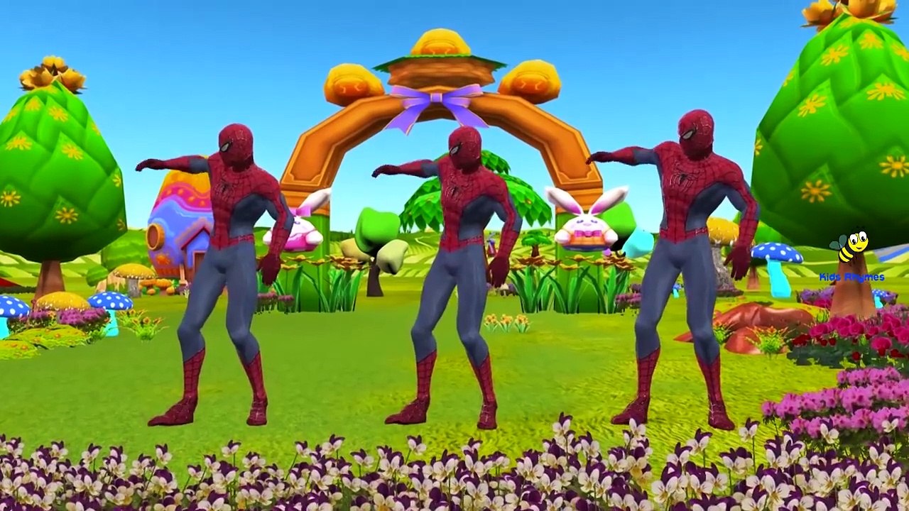 Spiderman Captain America Batman Hulk Cartoons For Children Finger Family Nursery Rhymes for Babies