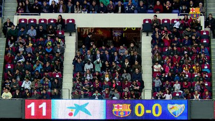 Los niños llenan el palco para conmemorar los 10 años con Unicef