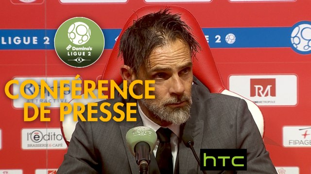 Conférence de presse Stade de Reims - Stade Lavallois (0-2) : Michel DER ZAKARIAN (REIMS) - Marco SIMONE (LAVAL) - 2016/2017