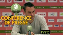 Conférence de presse Valenciennes FC - FBBP 01 (3-3) : Faruk HADZIBEGIC (VAFC) - Hervé DELLA MAGGIORE (BBP) - 2016/2017