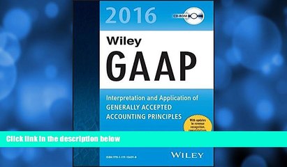 Big Deals  Wiley GAAP 2016: Interpretation and Application of Generally Accepted Accounting