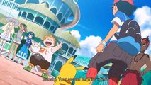 Pokemon Sun and Moon Episode 2  Suprise Battle For Ash