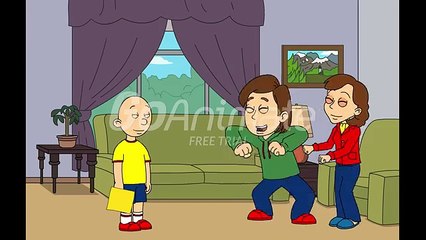 Caillou gets ungrounded on his birthday