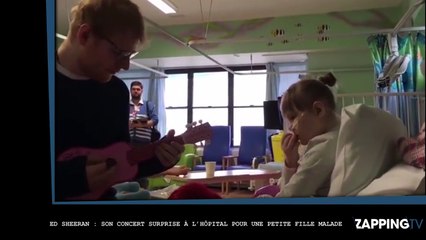 Ed Sheeran : Son concert surprise à l’hôpital pour une petite fille gravement malade (Vidéo)