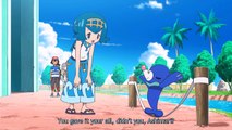 Pokemon Sun and Moon Episode 2  Suprise Battle For Ash Part 2