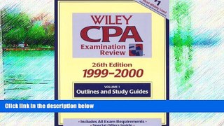 Deals in Books  Wiley CPA Examination Review, 1999-2000, 2 Volume Set (26th Edition. 2 Volume