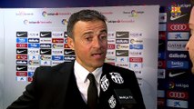Luis Enrique: “I liked the faith my players had”