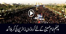 Chehlum in Karbala: 4.5 Billion pilgrims visit Imam Hussain shrine