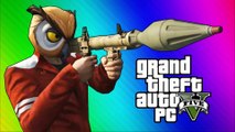 GTA 5 PC Online Funny Moments - Action Replay, Slow Motion, Highway Stunt!