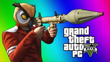 GTA 5 PC Online Funny Moments - Action Replay, Slow Motion, Highway Stunt!