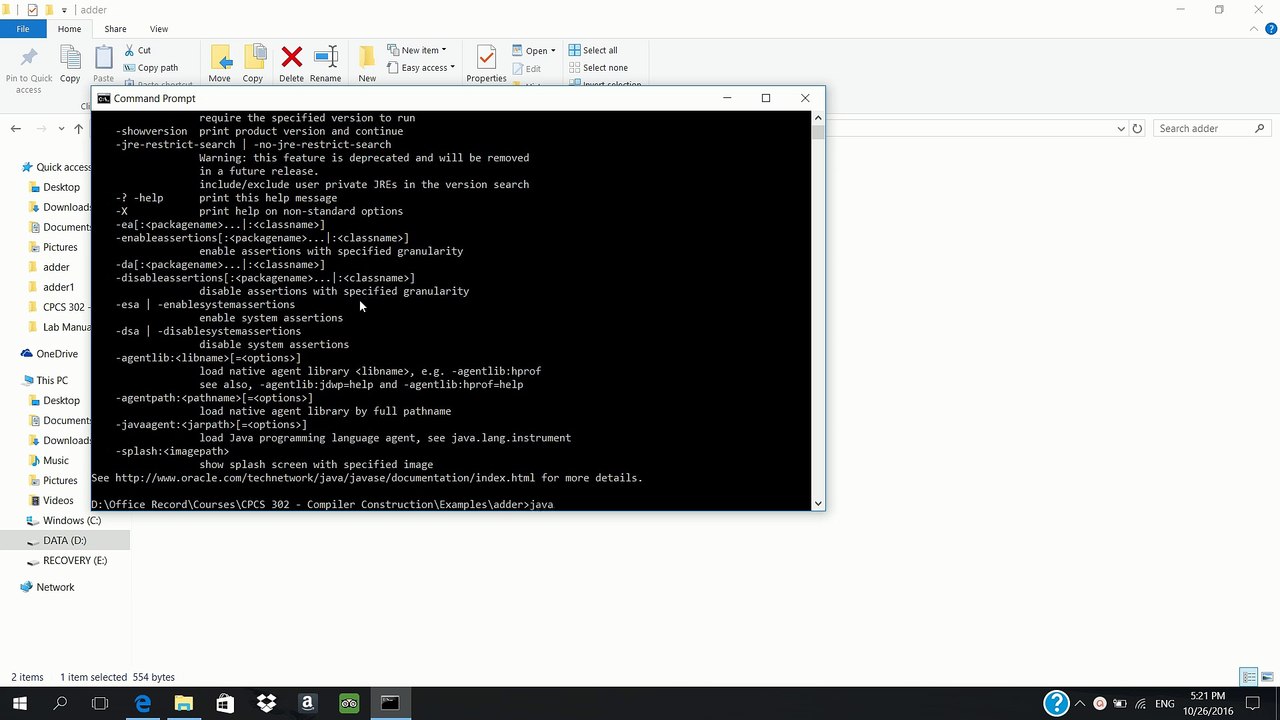 JavaCC Basic