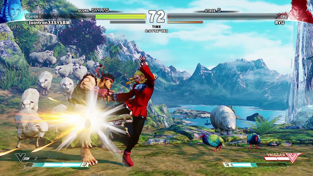 LetsPlay: STREET FIGHTER V Survival Mode Karin Kanzuki Playthrough (Easy)