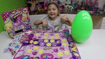 FAMILY FUN SHOPKINS DESIGNER DASH GAME for Kids   Big Egg Surprise Opening Toys Surprises MLP Toy