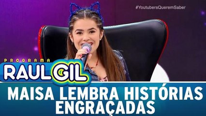 Maisa lembra histórias engraçadas