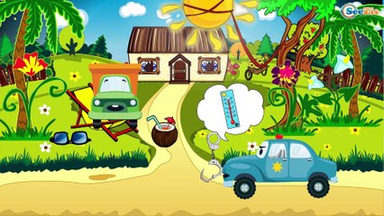 The Yellow Excavator | Diggers for children | Trucks Construction Cartoons | Videos for kids