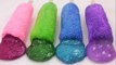 How To Make ice cream color foam glitter slime clay learn mix color