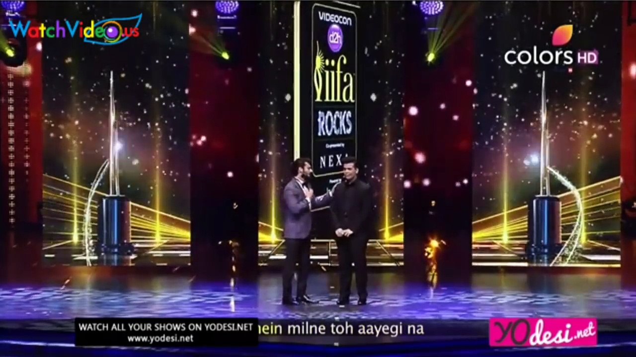 Funny Video: Fawad Khan and Karan Johar IIFA Award Show 2016