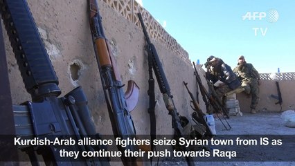 Syrian Democratic Forces seize town from IS near Raqa