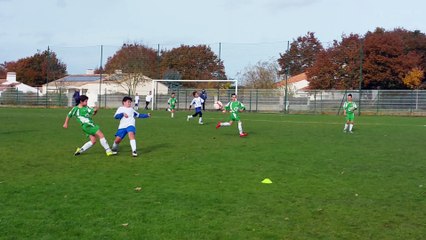 Victoire éclatante des U13 9 à 0 - 1er But de Romain