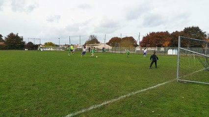 Victoire éclatante des U13 9 à 0 - 2ème But de Romain