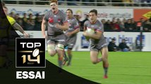 TOP 14 ‐ Essai Baptiste COUILLOUD (LOU) – Clermont-Lyon – J12 – Saison 2016/2017