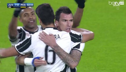 Mario MANDZUKIC Goal - Juventus 2-0 Pescara Calcio - (19/11/2016)