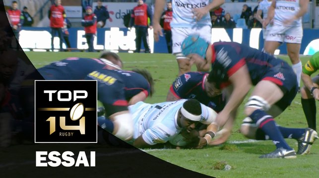 TOP 14 ‐ Essai Yannick NYANGA (R92) – Racing 92-Grenoble – J12 – Saison 2016/2017