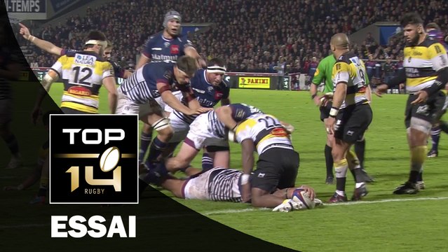 TOP 14 ‐ Essai Sébastien TAOFIFENUA (UBB) – Bordeaux-Bègles-La Rochelle– J12 – Saison 2016/2017