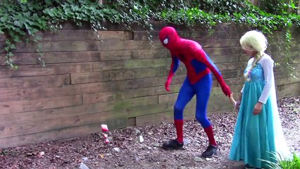 Joker Girl - Bad Baby Joker Girl vs Spiderman and Elsa- spiderman super elsa