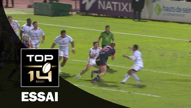 TOP 14 ‐ Essai Chris FARRELL (FCG) – Racing 92-Grenoble – J12 – Saison 2016/2017