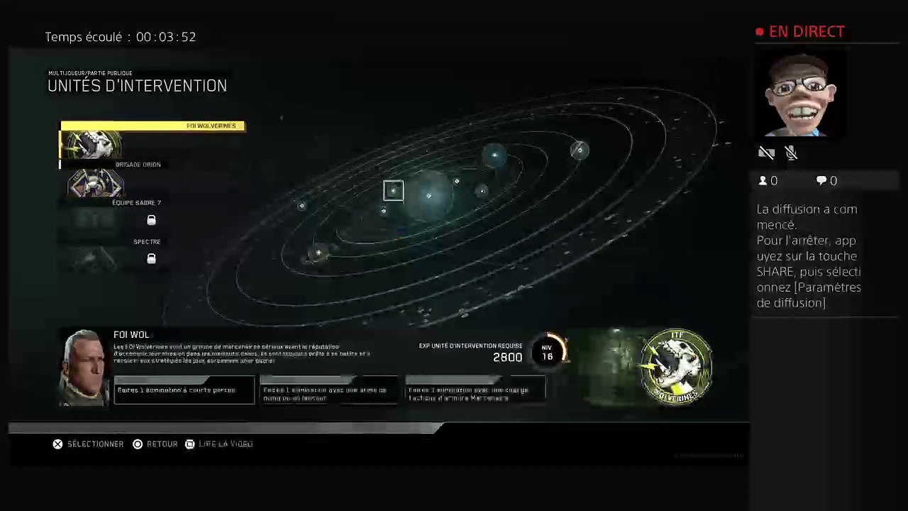 Première diffusion PS4 en direct sur infinite warfar (2)