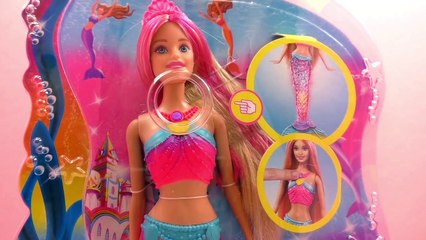 Barbie sirène lumière arc-en-ciel   Jeu multicolore subaquatique   Démo