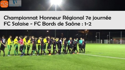 Résumé FC Salaise - FC Bords de Saône : 1-2