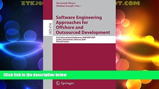 Buy NOW  Software Engineering Approaches for Offshore and Outsourced Development: First