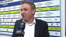 Ligue 1 - 13ème journée - La réaction de F.Hantz après Bastia/Montpellier