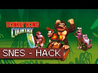 Donkey Kong Country Reloaded 0.2 - WIP - Stage 1 - Hack - Super Nes (1080p 60fps)