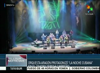 Venezuela: orquesta cubana Aragón se presenta en Caracas