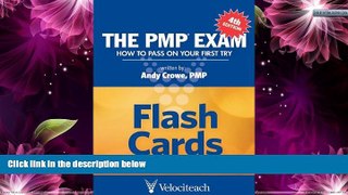 Deals in Books  The PMP Exam: Flash Cards (Test Prep series) [Cards] [2010] (Author) Andy Crowe