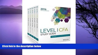 Big Deals  Wiley Study Guide for 2016 Level I CFA Exam: Complete Set  BOOOK ONLINE