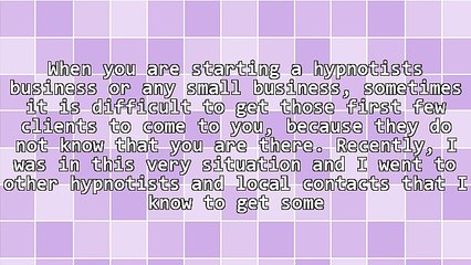 Finding Low Cost Ways to Bring in New Hypnosis Clients
