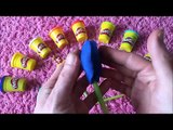 Play-Doh with Toys Eggs | Many Play Doh Eggs Surprise cars 2 Disney Pixar Toys | Playdough Toy Eggs